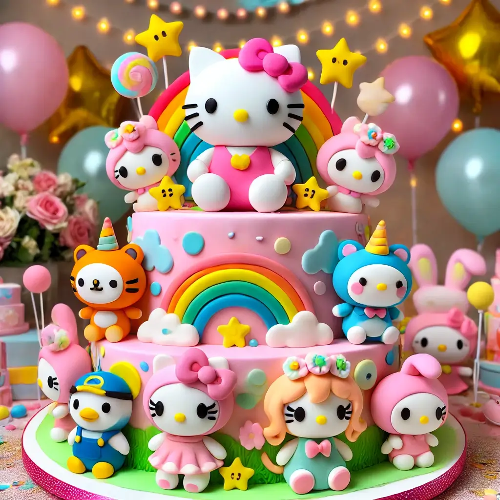 Hello Kitty Cake :Top 10 Stunning cakes for all Celebration! Discover tips and ideas to create perfect Hello Kitty cakes. Recipes, fondant decorations, and inspiration for all your celebrations! Hello Kitty cake