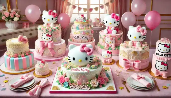 Hello Kitty Cake :Top 10 Stunning cakes for all Celebration! A colorful array of Hello Kitty cakes for birthdays and special occasions.