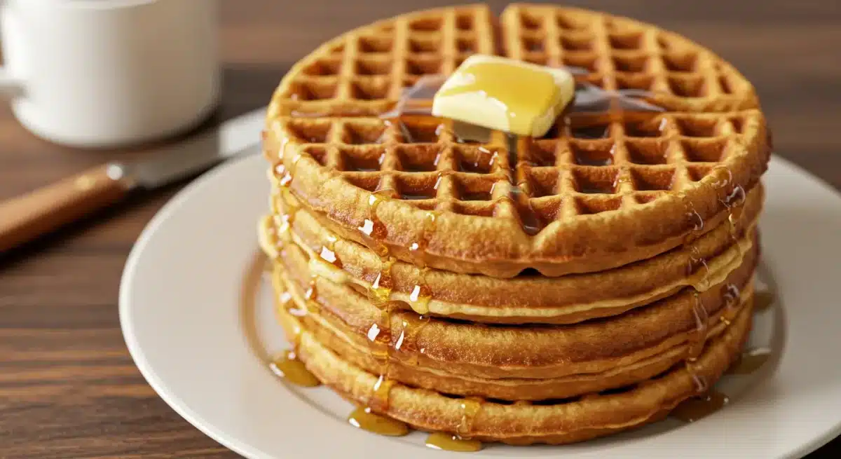 How To Make Perfectly Waffles House Menu Every Time Waffles house menu close-up showing golden fluffy waffles with crisp exterior and deep pockets under natural light