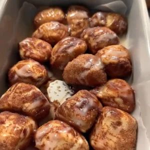 Quick and Easy Cinnamon Roll Bites in Just 20 Minutes Quick and easy cinnamon roll bites glazed and served warm from the pan
