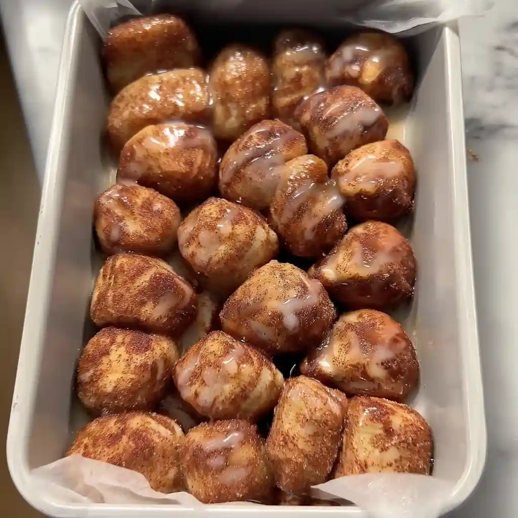 Quick and Easy Cinnamon Roll Bites in Just 20 Minutes Quick and easy cinnamon roll bites glazed and served warm from the pan