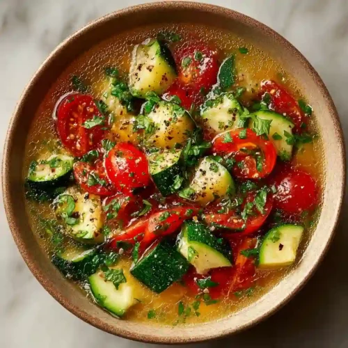 Zucchini with Tomato: Easy Recipes, Quick Meals & Flavorful Ideas zucchini with tomato broth served in a ceramic bowl with fresh herbs