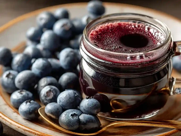 Blueberry Coffee Syrup in 15 Minutes—Simple & Natural blueberry coffee syrup recipe