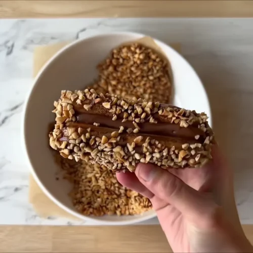 No Bake Ferrero Rocher-copycat Desserts: Irresistible Homemade Bites Chocolate-covered desserts rolled in roasted hazelnuts