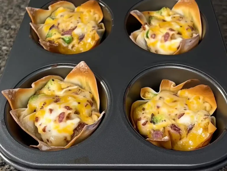 Southwest Cream Cheese Wontons: Easy, Crispy, Cheesy Appetizer Bites Fresh southwest cream cheese wontons in baking tray just out of oven