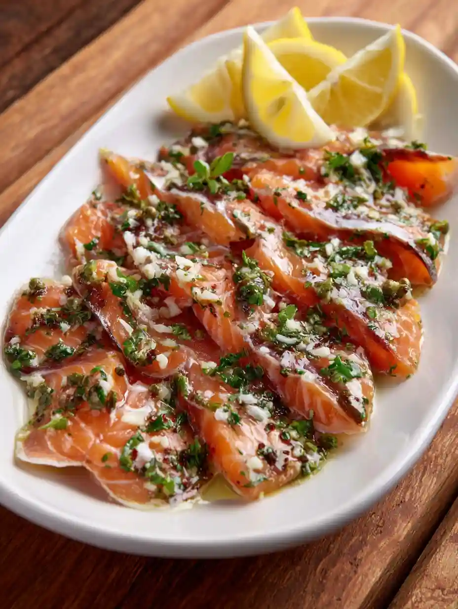 Smoked Recipes: Flavorful Ideas for Fish, Meat, and Vegetables Cold smoked trout fillet with herbs and lemon