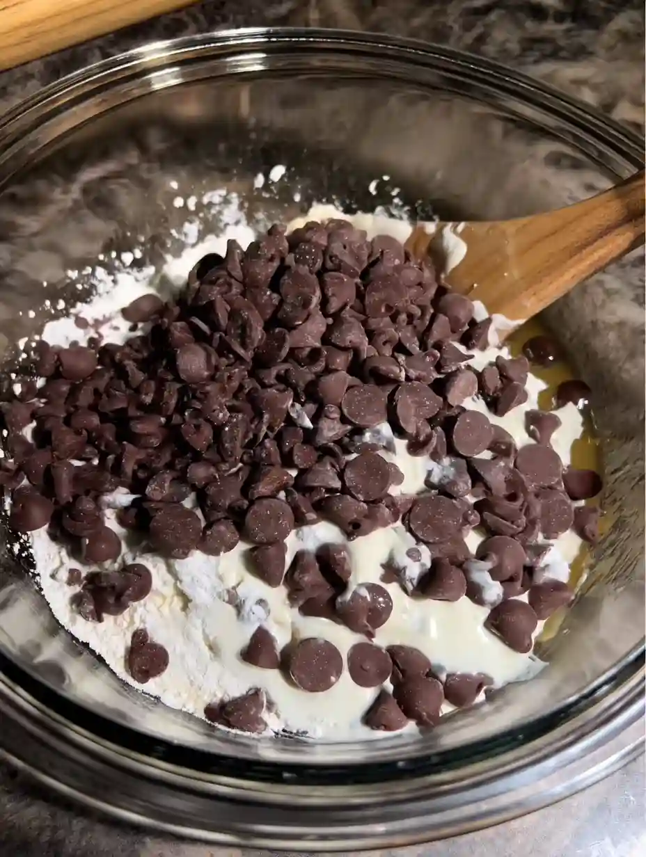 Brookies Recipe: Fudgy Brownie & Chewy Cookie in One Bite Cookie dough ingredients for Brookies in a bowl