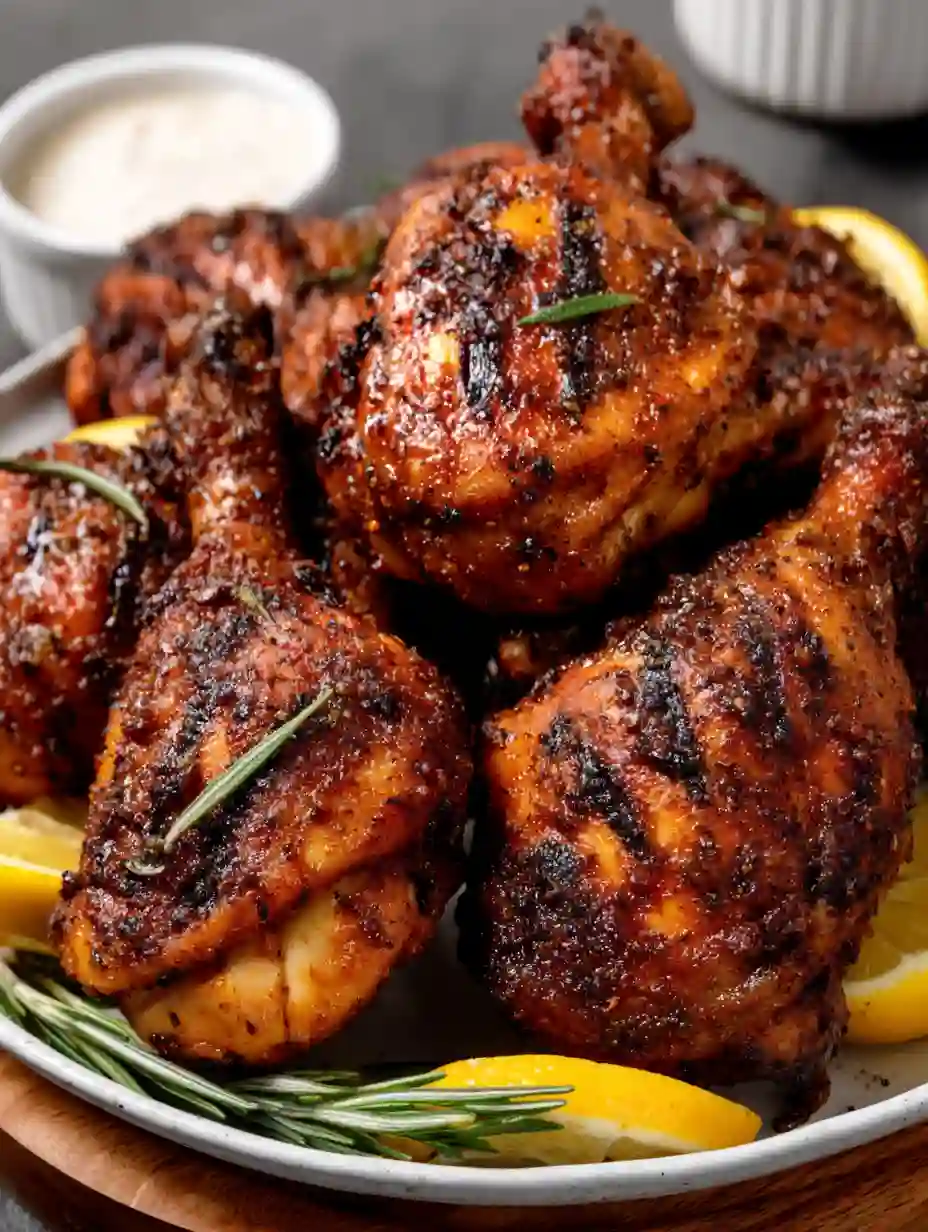 Smoked Recipes: Flavorful Ideas for Fish, Meat, and Vegetables Smoked chicken legs and thighs with crispy skin