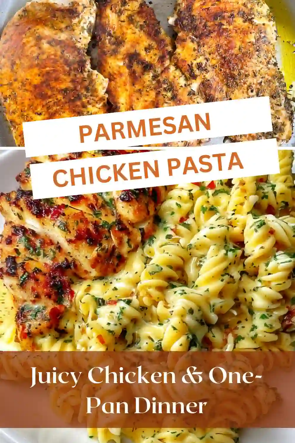 Garlic Parmesan Chicken Pasta | One-Pan Creamy Dinner Recipe garlic parmesan chicken pasta creamy one pan recipe with chicken breast