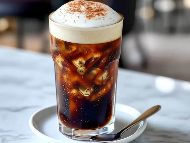 Cold Foam Recipe for Coffee Lovers at Home Cold foam recipe topping iced coffee with silky foam and cinnamon sprinkle