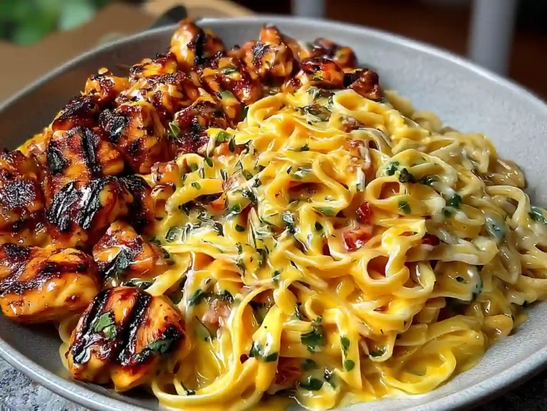 Spicy Cajun Velveeta Chicken Linguine in Garlic Parmesan Sauce Creamy Cajun chicken pasta with garlic parmesan Velveeta sauce