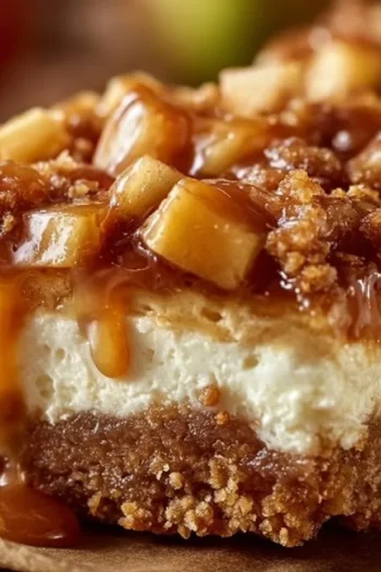 Caramel Apple Cheesecake Bars with Gooey Caramel Swirl Caramel Apple Cheesecake Bars are an irresistibly comforting dessert that perfectly combines the sweet, gooey goodness of caramel with the creamy richness of cheesecake and the refreshing crunch of apples. Growing up, I often looked forward to autumn not just for the changing leaves, but for the mouthwatering flavors that came with it. Whenever I bit into these delicious bars, it felt like a warm hug in dessert form. I'm thrilled to share this recipe with you! These bars make a fantastic finishing touch to any gathering, whether it's a cozy family dinner or a festive holiday party. So grab your apron, and let's get baking these scrumptious Caramel Apple Cheesecake Bars! cheesecake bars