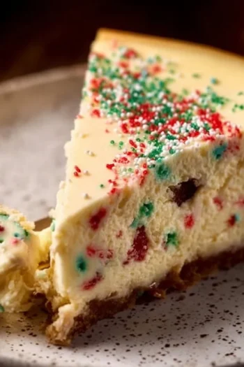 Sugar Cookie Cheesecake: Creamy, Festive & Sweet Sugar Cookie Cheesecake is a delightful fusion of two treats that will make your taste buds dance! Inviting friends and family over for a gathering? This luscious, festive treat will impress everyone at the table. The combination of warm, sugary cookie crust, creamy cheesecake, and beautiful sprinkles evokes a sense of nostalgia and joy, perfect for any occasion. I remember baking this gem during the holidays, and the way the kitchen filled with sweet aromas was simply magical. If you're ready to indulge in this heavenly dessert, let's dive into the recipe! sugar cookie cheesecake