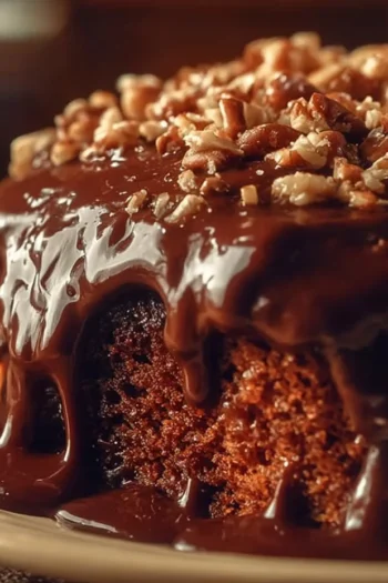 Indulge your sweet tooth with a delightful twist on a classic treat! The Viral Crunch Cake is not only irresistibly chocolatey but also showcases a crunchy topping that takes every bite to the next level. Viral Crunch Cake