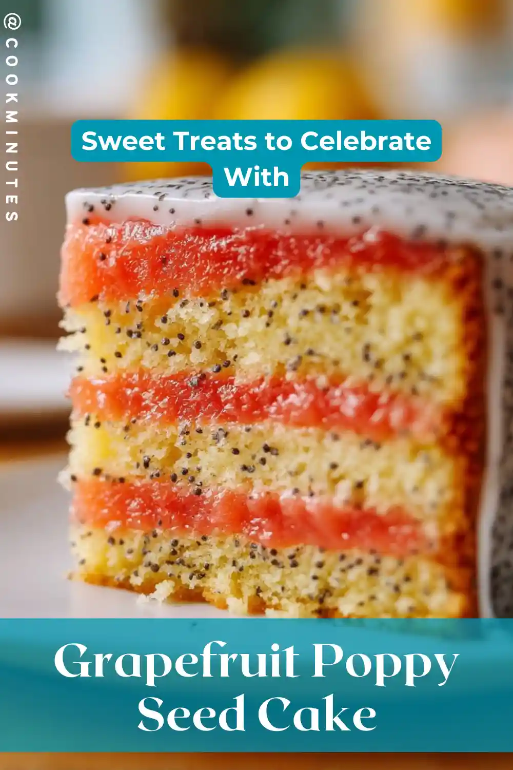 a Moist Grapefruit Poppy Seed Cake 