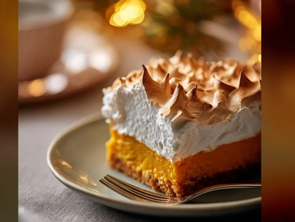 Bruce's Yams recipe with golden meringue topping