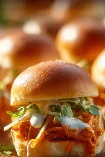 Buffalo Chicken Sliders: Spicy, Cheesy, and Perfect for Game Day Buffalo Chicken Sliders are the ultimate game-day treat, offering a perfect blend of spice and comfort in every bite. These sliders are not just quick and easy to make, but they also bring the zest of buffalo sauce to your table, making them a crowd favorite! Buffalo Chicken Sliders
