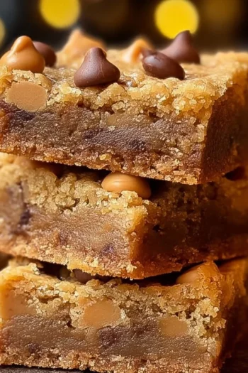 Indulge in the rich sweetness of Butterscotch Toffee Cookie Bars! butterscotch toffee cookie bars