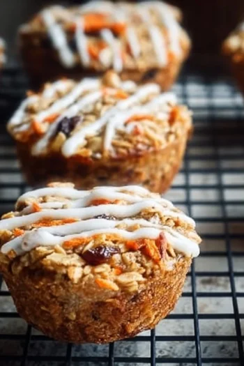 Embrace the warmth of home cooking with these Carrot Cake Oatmeal Cups, perfect for breakfast or a snack! Bursting with flavor and nutrition, they're a simple way to bring joy to your day. carrot cake