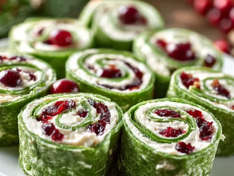 Christmas Cranberry Pinwheels: A Festive Delight for Your Holiday Table Plate of Christmas Cranberry Pinwheels decorated for the holidays