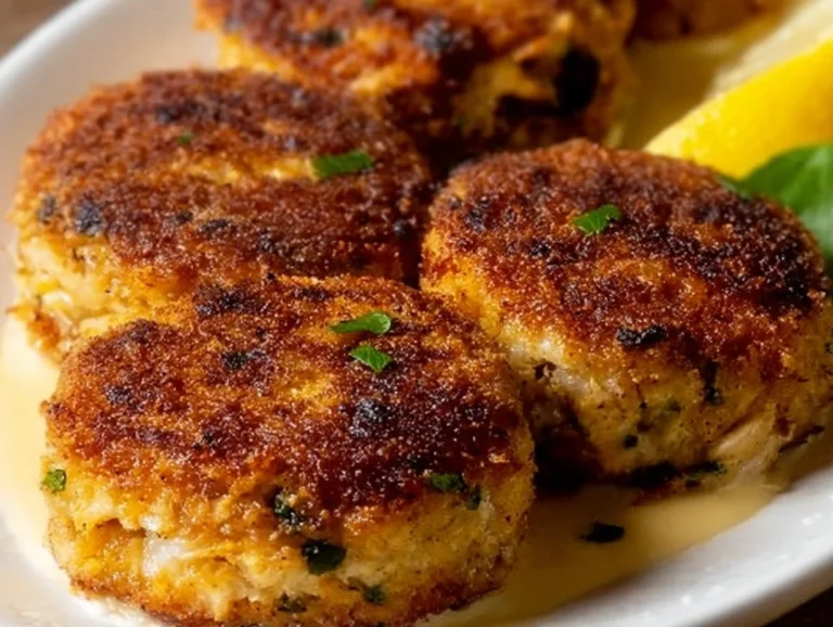 Crab Cakes with Lemon Aioli Delicious crab cakes served with a tangy lemon aioli dipping sauce