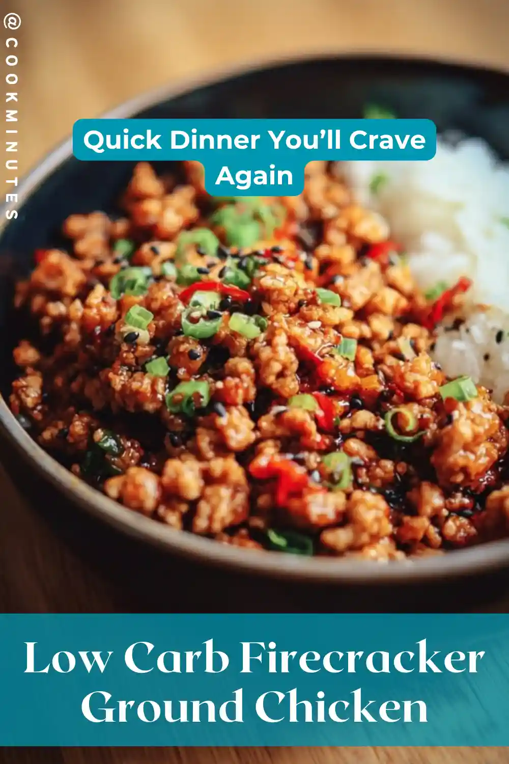 Low Carb Firecracker Ground Chicken