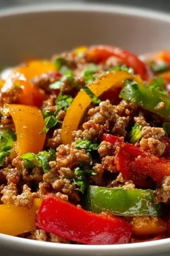 Ever since I discovered Ground Turkey and Peppers, my weeknight dinners have taken a delightful turn! This dish is more than just a meal; it's a celebration of vibrant colors and exciting flavors all wrapped up in one uncomplicated recipe. I often reminisce about the first time I made it. The combination of tender turkey, colorful peppers, and zesty spices filled my kitchen with an irresistible aroma, making it hard to wait for dinner. So, if you're in search of something easy yet packed with flavor, Ground Turkey and Peppers is the perfect dish to whip up! ground turkey