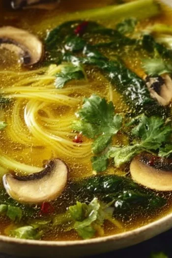 With a chilly breeze gently flowing outside, I often find myself longing for comforting meals that not only fill me but also nurture my body. That's where my Healing Asian Soup comes in, a delightful blend of fresh veggies and aromatic herbs that soothes the soul while tantalizing the taste buds. The warm embrace of ginger and garlic guides you through each spoonful, making this dish not just food, but an experience. Let me invite you to rediscover the joy of cooking with this easy-to-follow recipe that promises both comfort and health. Healing Asian Soup