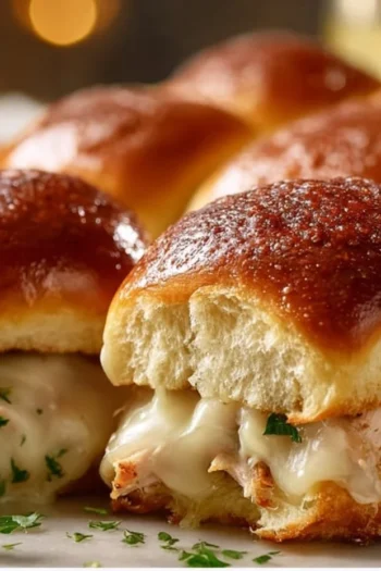 Deliciously cheesy and packed with flavors, Turkey and Swiss Sliders make the perfect crowd-pleaser! Turkey and Swiss Sliders