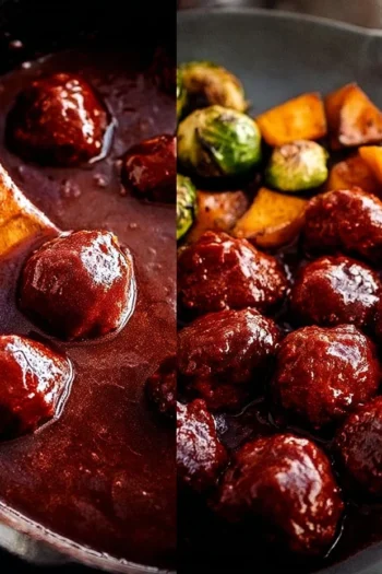 These vegan cranberry chili meatballs combine sweet and spicy flavors for an unforgettable dish! Vegan Cranberry Chili Meatballs