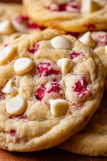 Imagine sinking your teeth into a warm, soft cookie bursting with sweet tangy raspberries and creamy white chocolate. That's the magic of White Chocolate Raspberry Cookies! white chocolate raspberry cookies