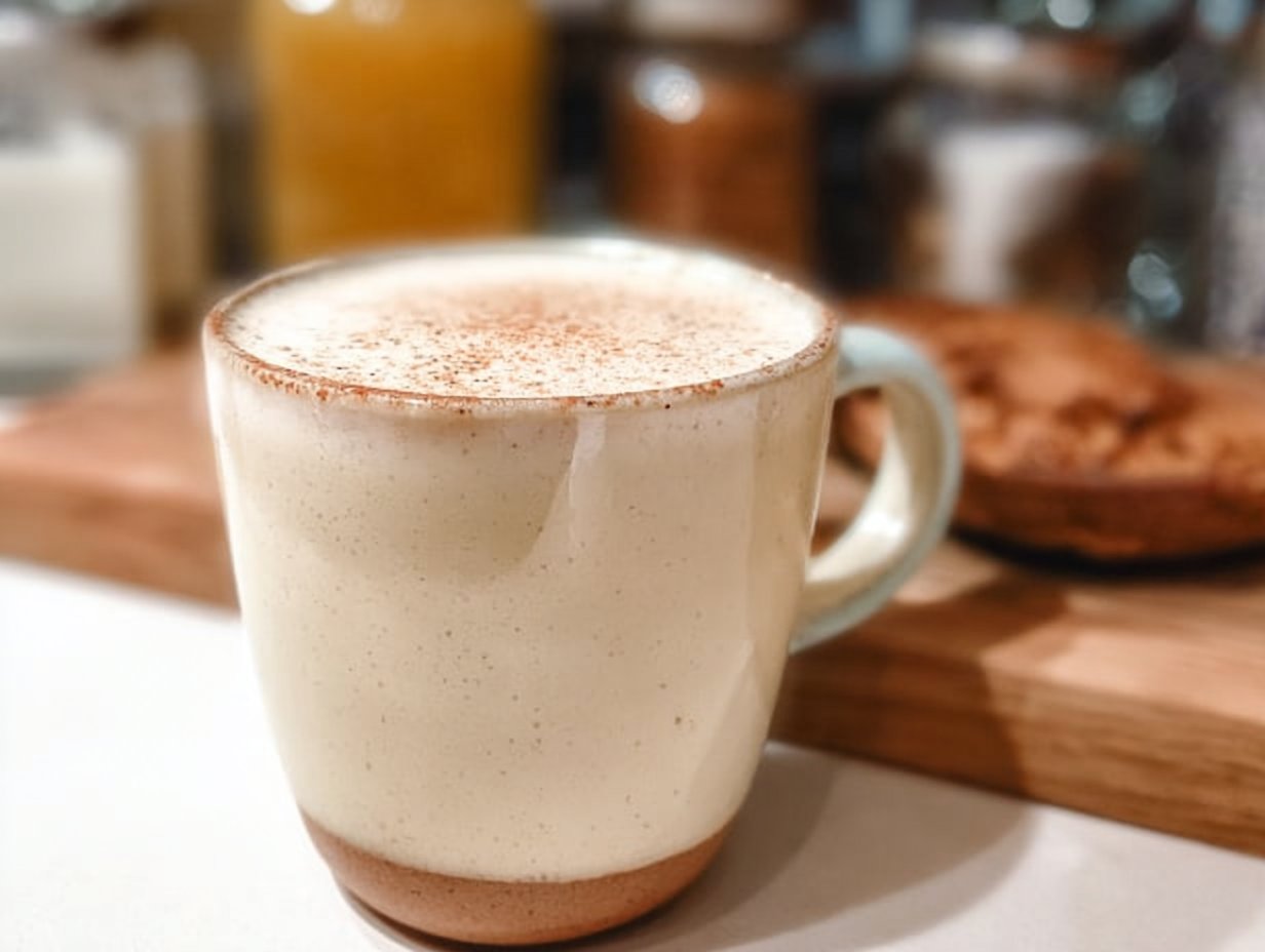 Delightful Earl Grey Vanilla Tea Latte, brewed with aromatic Earl Grey tea, creamy milk, and sweet vanilla.