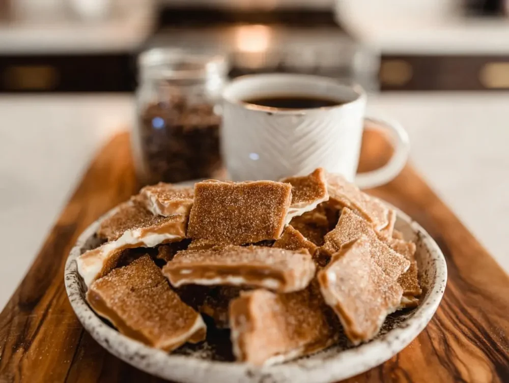 Churro Toffee that bursts with flavor, ready to delight your taste buds!