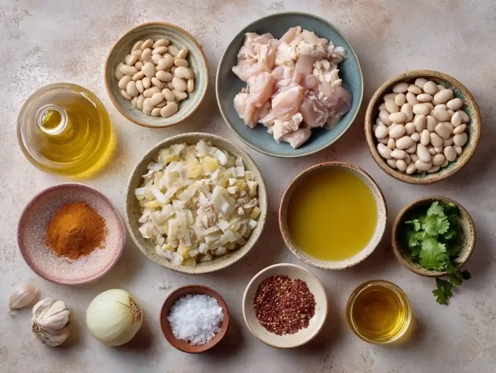 Creamy White Bean Chicken ingredients