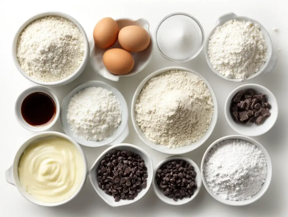 First Snow Lava Angel Cake ingredients