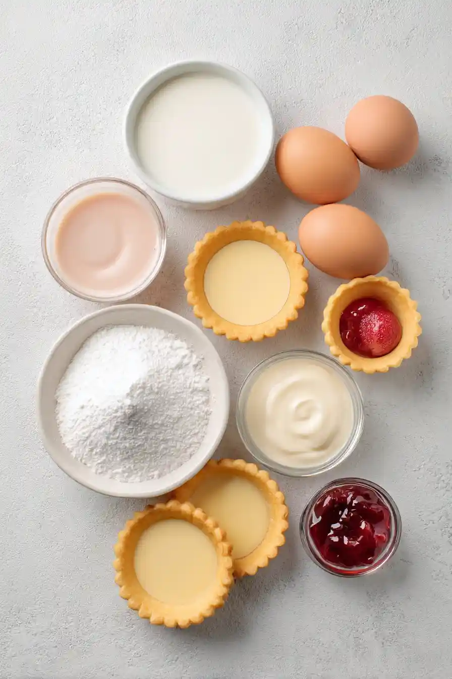 Deliciously creamy King Egg Tarts ingredients