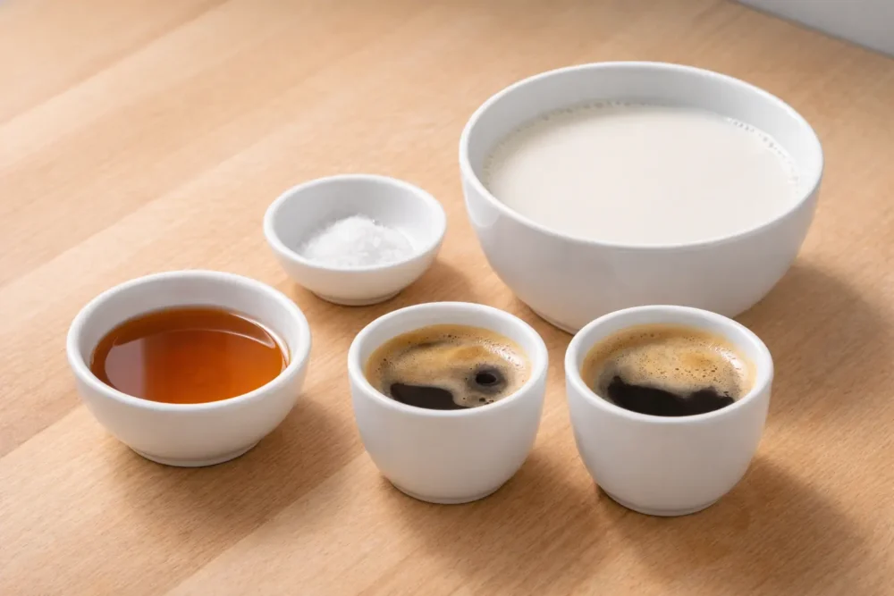 Maple Sea Salt Latte (Dairy-Free) – A Cozy Delight Maple Sea Salt Latte ingredients