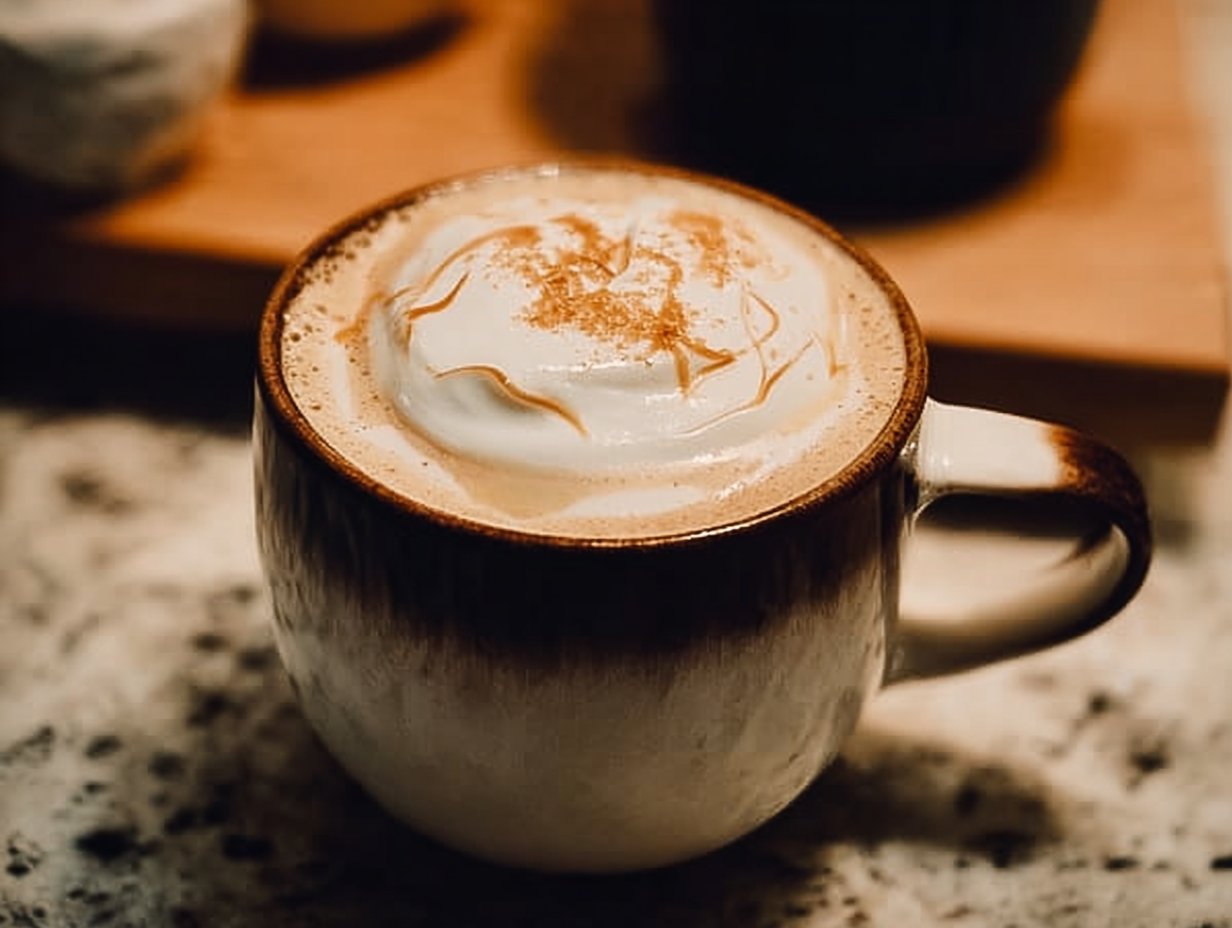 Maple Sea Salt Latte (Dairy-Free) – A Cozy Delight Maple Sea Salt Latte (Dairy-Free)