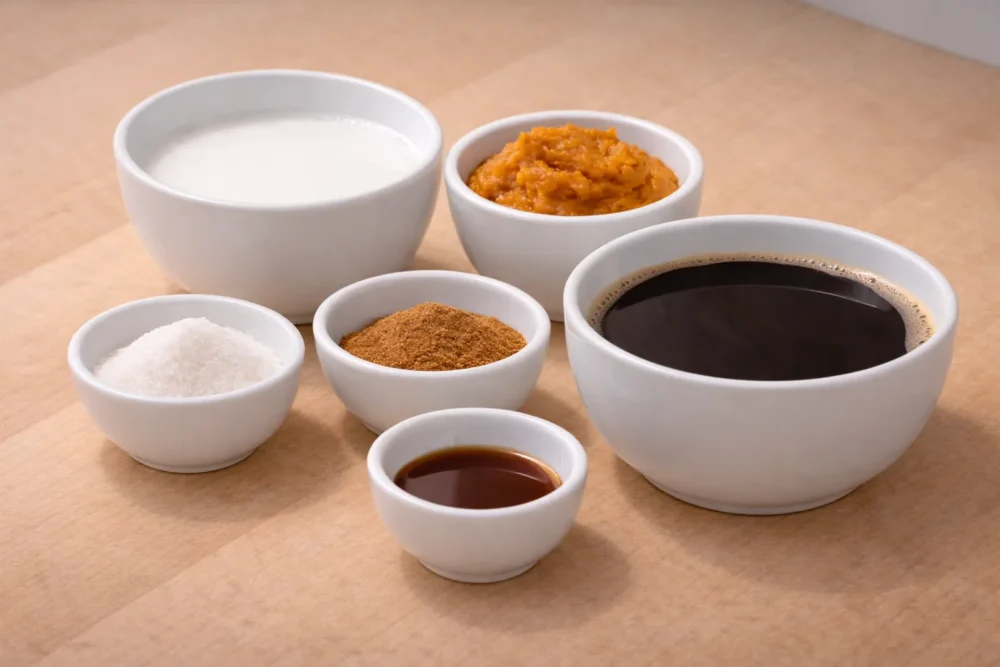 Pumpkin Cold Foam ingredients