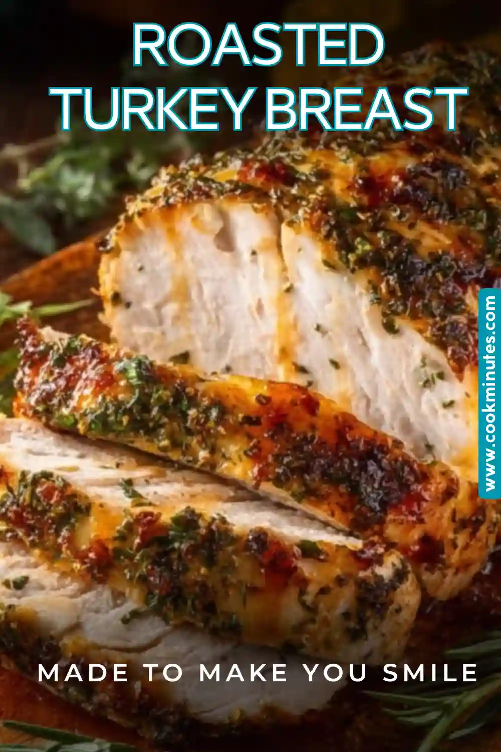 Roasted Turkey Breast: The Ultimate Comfort Dish for Every Occasion Roasted Turkey Breast drenched in savory herb butter, bringing your holiday meal to life.