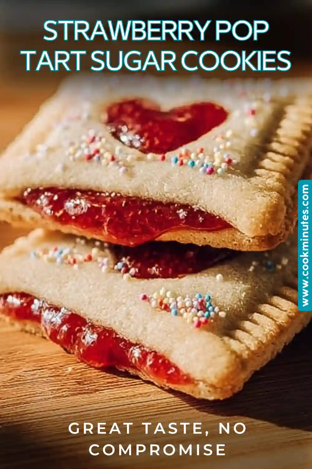 Strawberry Pop Tart Sugar Cookies, sweet and colorful cookies perfect for any occasion.