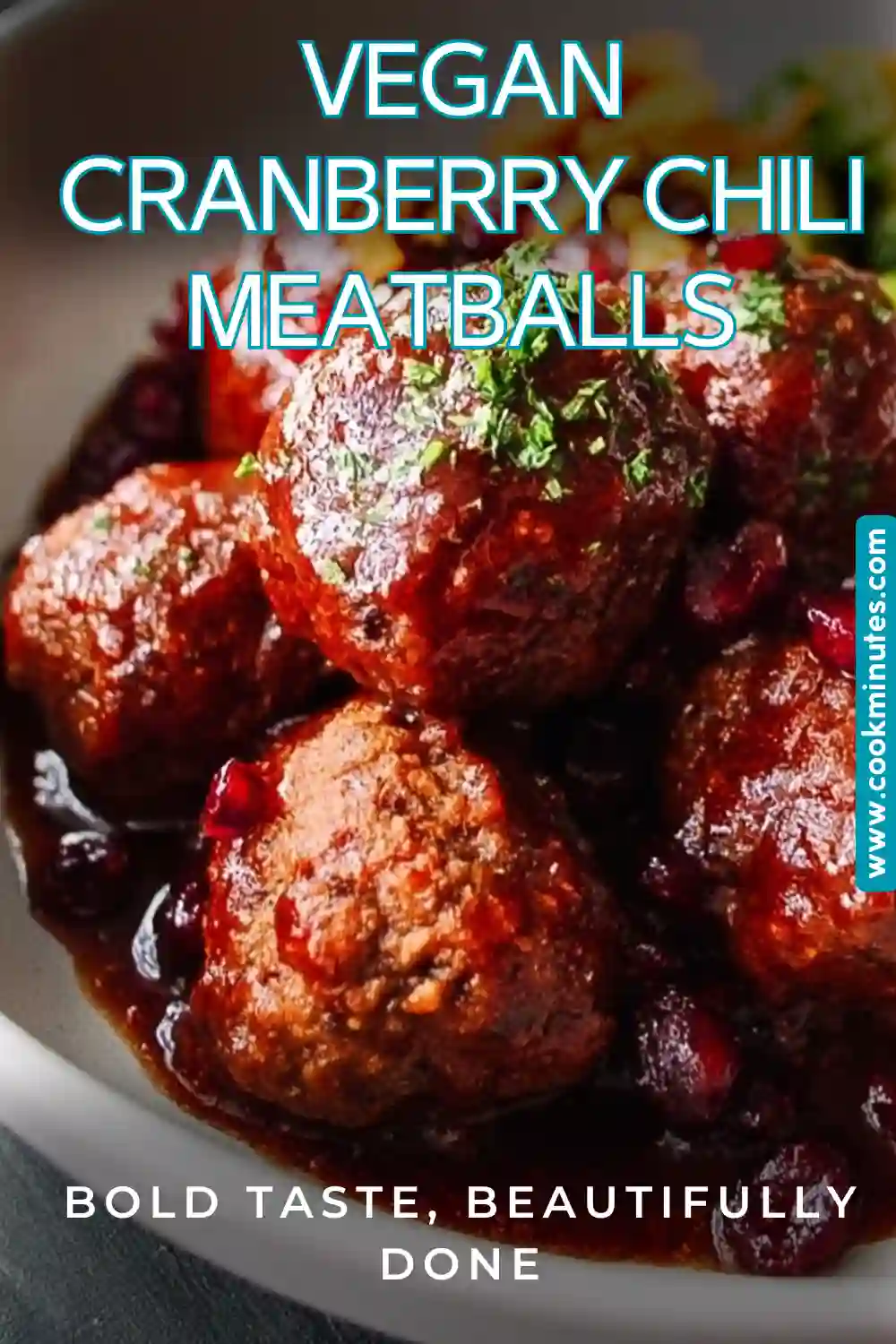 Vegan Cranberry Chili Meatballs are perfect for any occasion, featuring bold flavors and easy preparation.