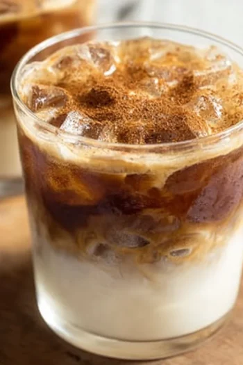 Apple Crisp Macchiato: A Cozy Autumn Treat Indulge in the warm, cozy flavors of fall with this delightful Apple Crisp Macchiato. Made from homemade apple molasses and espresso, this drink is rich, flavorful, and perfect for chilly days. Apple Crisp Macchiato