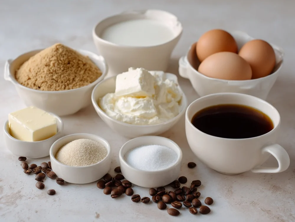 cheesecake coffee ingredients