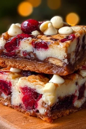 Christmas Bars: A Festive Treat to Share with Loved Ones These Christmas Bars combine chocolate chips, marshmallows, and tart cranberries for a sweet, nostalgic treat that feels warm and festive. With only five ingredients and quick prep, they are perfect for busy holiday weeks. Soft, golden, and easy to slice, they make an ideal dessert for parties, potlucks, or gifting. Christmas Bars