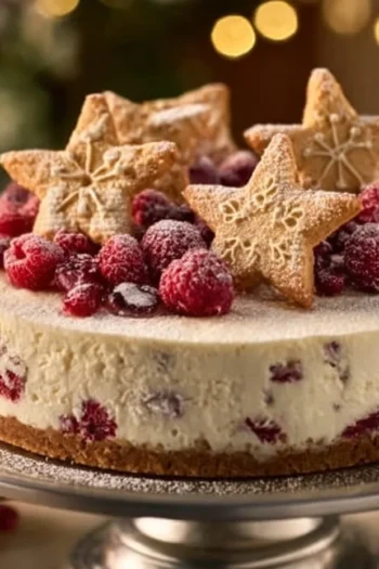 Indulge in the Festive Delight of Christmas Cheesecake "Rich, creamy, and bursting with holiday flavors, this Christmas Cheesecake is the perfect festive dessert!" Christmas Cheesecake