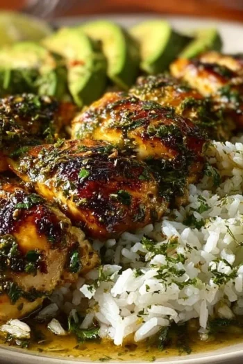 Explore the vibrant flavors of Zesty Cilantro Lime Chicken with Avocado and Jasmine Rice, a quick and easy meal perfect for any occasion. This recipe combines marinated chicken, perfectly cooked jasmine rice, and fresh avocado for a deliciously satisfying dinner. cilantro lime chicken