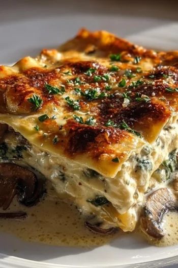 Creamy Spinach Mushroom Lasagna: A Flavorful Comfort Food Delight Indulge in the delightful flavors of our Creamy Spinach Mushroom Lasagna. This comforting recipe combines layers of rich spinach, savory mushrooms, and creamy cheeses for a delicious dish the entire family will love. spinach mushroom lasagna
