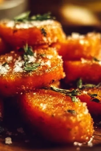 This crispy smashed carrots recipe is a delightful twist on a familiar favorite. Bursting with flavor and easy to make, these golden brown carrots will become a new family favorite! smashed carrots