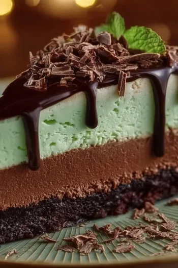 Decadent Mint Chocolate Cheesecake: A Rich and Irresistible Delight Indulge in the rich layers of our Decadent Mint Chocolate Cheesecake, a dreamy dessert that will ignite your taste buds! mint chocolate cheesecake